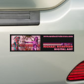 Intergalactische Conflict bumpersticker (Op auto)