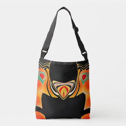 Intergalactische Funk Royalty Crossbody Tas (Voorkant)