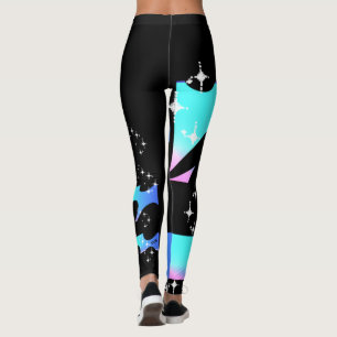 Intergalactische golf leggings