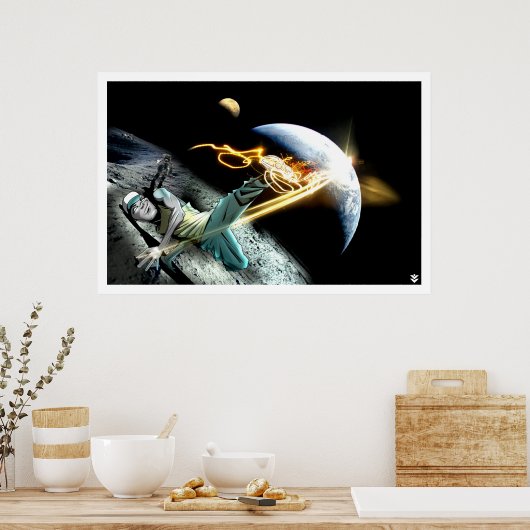 Intergalactische jongen poster (Keuken)