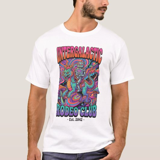 Intergalactische Rodeoclub T-shirt (Voorkant)