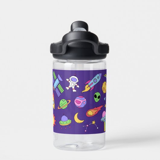 intergalactische ruimteodyssee waterfles (Achterkant)