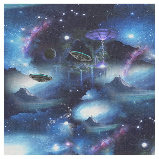 intergalactische ruimtevaart stof (Close Up)