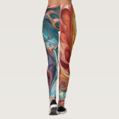 Intergalactische vortex van Harmonie huisdier Leggings (Achterkant)