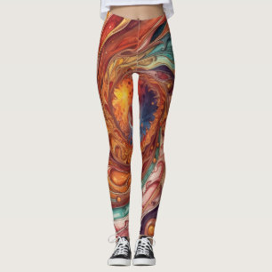 Intergalactische vortex van Harmonie huisdier Leggings