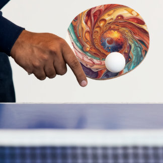 Intergalactische vortex van harmonie tafeltennisbatje