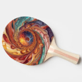 Intergalactische vortex van harmonie tafeltennisbatje (Zijkant)