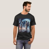 Intergalactische vriendschap t-shirt (Voorkant volledig)