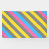 Intergender Pride Flag  Spandoek (Horizontaal)