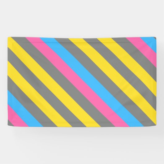 Intergender Pride Flag  Spandoek (Horizontaal)