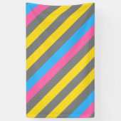 Intergender Pride Flag  Spandoek (Verticaal)