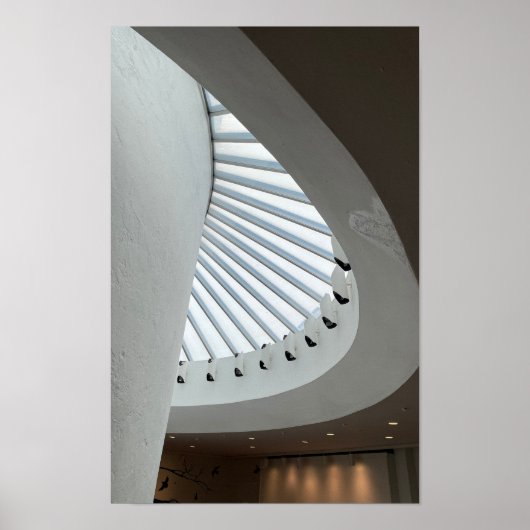 Interieur Architectuur Plafond Photo Poster (Voorkant)