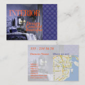 INTERIEUR - Business / Locatie Kaart Visitekaartje (Voorkant / Achterkant)