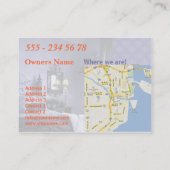 INTERIEUR - Business / Locatie Kaart Visitekaartje (Achterkant)