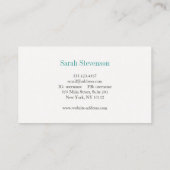 Interieur Decorator Lamp Visitekaartje (Achterkant)