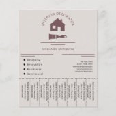 Interieur Decorator Scheur Off Strips Flyer (Voorkant)