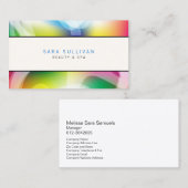 Interieur Decorator Visitekaartje Kleurrijke werve (Voorkant / Achterkant)