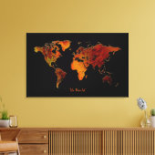 Interieur Decoreren Nieuwe Wereldkaart Art Print (Insitu (Woonkamer))