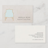 Interieur Design Frans Stoel Visitekaartje (Voorkant / Achterkant)