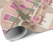 Interieur Design Woonkamer Herhalend Patroon Cadeaupapier (Rol Hoek)