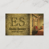 Interieur Designer Decorator Classic Style Kaart Visitekaartje (Voorkant)