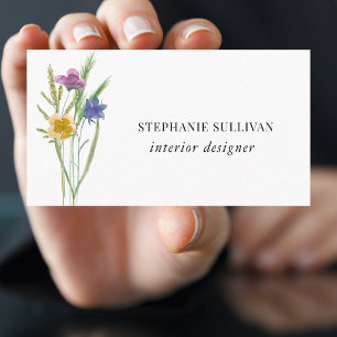 Interieur Designer Wildflower Visitekaartje