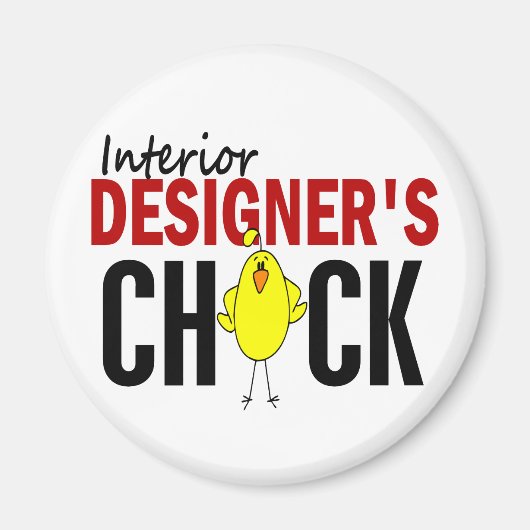 INTERIEUR DESIGNER'S CHICK MAGNEET (Voorkant)