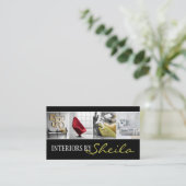 Interieur Exterieur Ontwerper Meubelwinkel Visitekaartje (Staand voorkant)