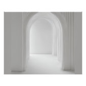 Interieur koepel fotografie kunst perfect poster (Voorkant)