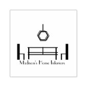 Interieur Logo Keuken Verbouwing Design Stempel (Afrduk)
