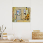 Interieur met open deur Matisse Poster (Keuken)
