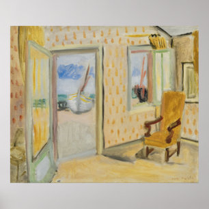 Interieur met open deur Matisse Poster