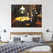 Interieur, na het eten canvas afdruk (Insitu (Slaapkamer))