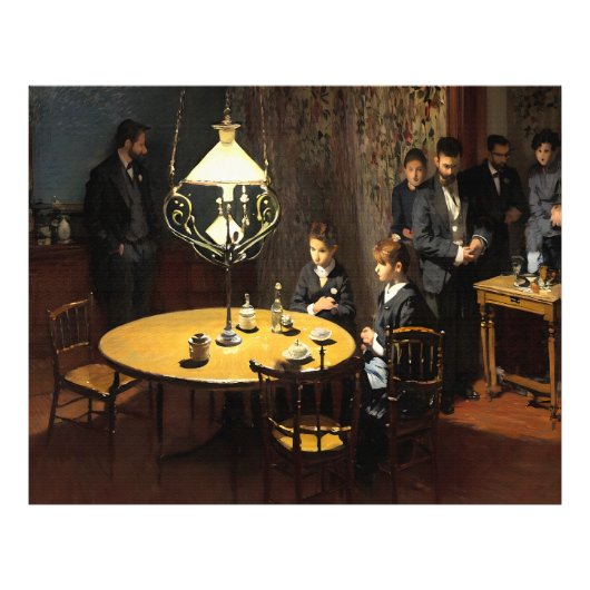 Interieur, na het eten foto afdruk (Voorkant)