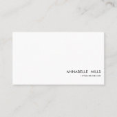 Interieur ontwerp minimalistische eenvoudige QR-co Visitekaartje (Voorkant)