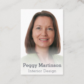 Interieur ontwerp Misty fotosjabloon Visitekaartje