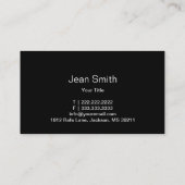 Interieur ontwerp modern hout - hedendaags visitekaartje (Achterkant)