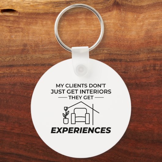 Interieur Ontwerper Decoratie Design Professional Sleutelhanger (Voorkant)