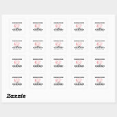 Interieur Ontwerper Decoratie Design Professional Vierkante Sticker (Vel)