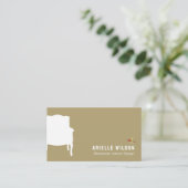 Interieur Ontwerper Frans Stoel Visitekaartje (Staand voorkant)