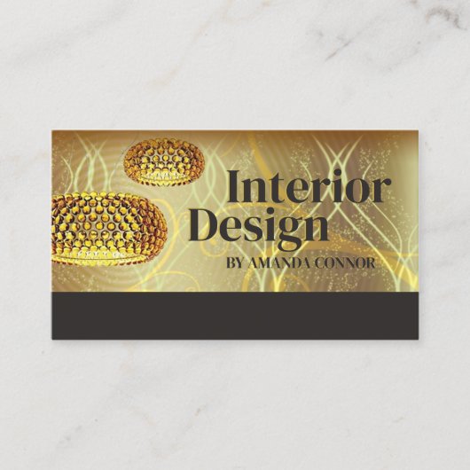 Interieur Ontwerper Huis Decorator Architecturaal Visitekaartje (Voorkant)