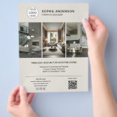Interieur Ontwerper Logo Foto Professioneel Flyer (Hand)