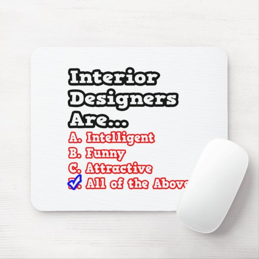 Interieur Ontwerper Quiz...Joke Muismat (Met muis)