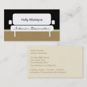 Interieur Ontwerper Visitekaartjes (Voorkant / Achterkant)