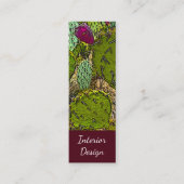 Interieur Ontwerper Woestijn Botanisch Mini Visitekaartje (Voorkant)