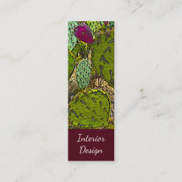 Interieur Ontwerper Woestijn Botanisch Mini Visitekaartje