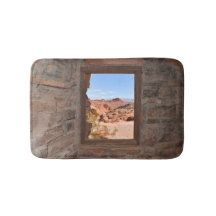 Interieur van de cabine met uitzicht op de Valley 