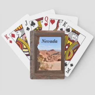 Interieur van de cabine met uitzicht op de Valley Pokerkaarten
