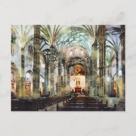 Interieur van de kathedraal Santa Ana Las Palmas Briefkaart
