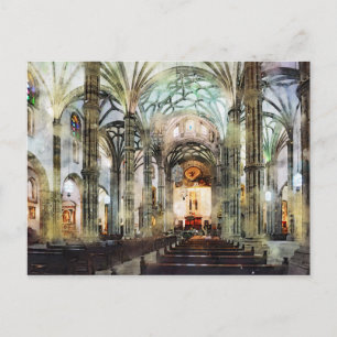 Interieur van de kathedraal Santa Ana Las Palmas Briefkaart